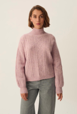 Des Petits Hauts Dino Wool Blend Turtleneck in Lady Tweed