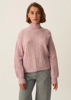 Des Petits Hauts Des Petits Hauts - Dino Wool Blend Turtleneck in Lady Tweed