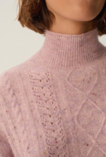 Des Petits Hauts Dino Wool Blend Turtleneck in Lady Tweed