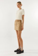Madison the Label Collins Faux Suede Mini Skirt