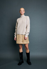 ICHI Effano Faux Suede Skirt (FINAL SALE)