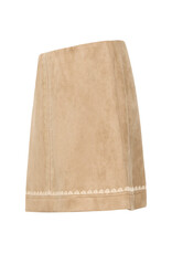 ICHI Effano Faux Suede Skirt (FINAL SALE)