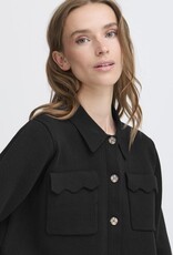 ICHI Ketty Cardigan with Collar and Breast Pocket