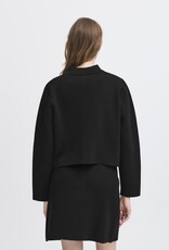 ICHI Ketty Cardigan with Collar and Breast Pocket