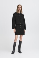 ICHI Ketty Cardigan with Collar and Breast Pocket