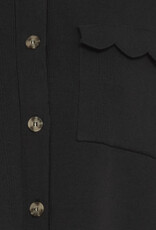 ICHI Ketty Cardigan with Collar and Breast Pocket