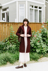 InWear Yum Coat in Syrah Melange