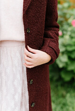 InWear Yumi Coat in Syrah Melange