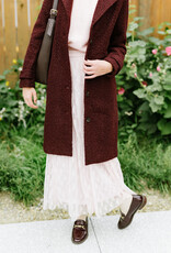 InWear Yumi Coat in Syrah Melange