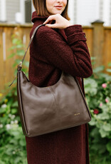 InWear Yumi Coat in Syrah Melange