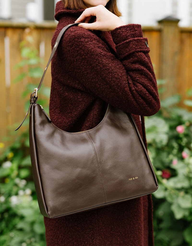 InWear Yumi Coat in Syrah Melange