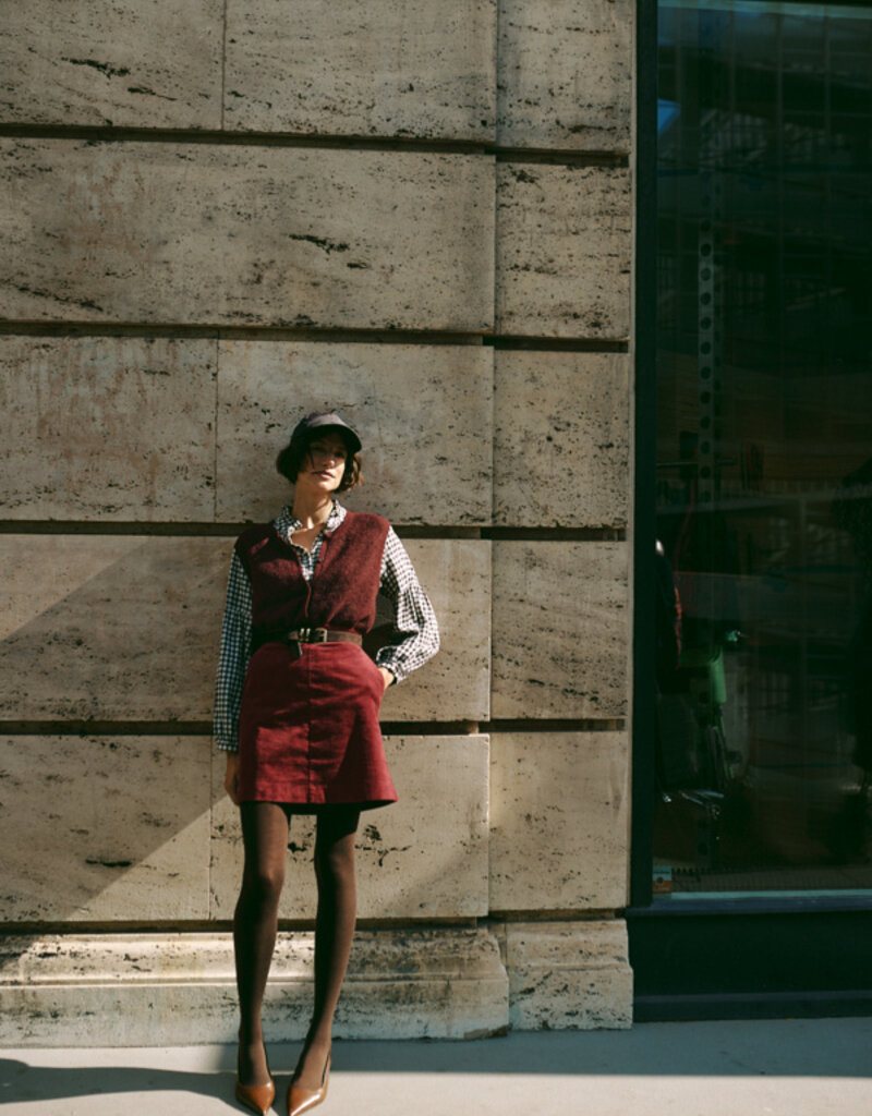 Part Two Lings Cordouroy Skirt