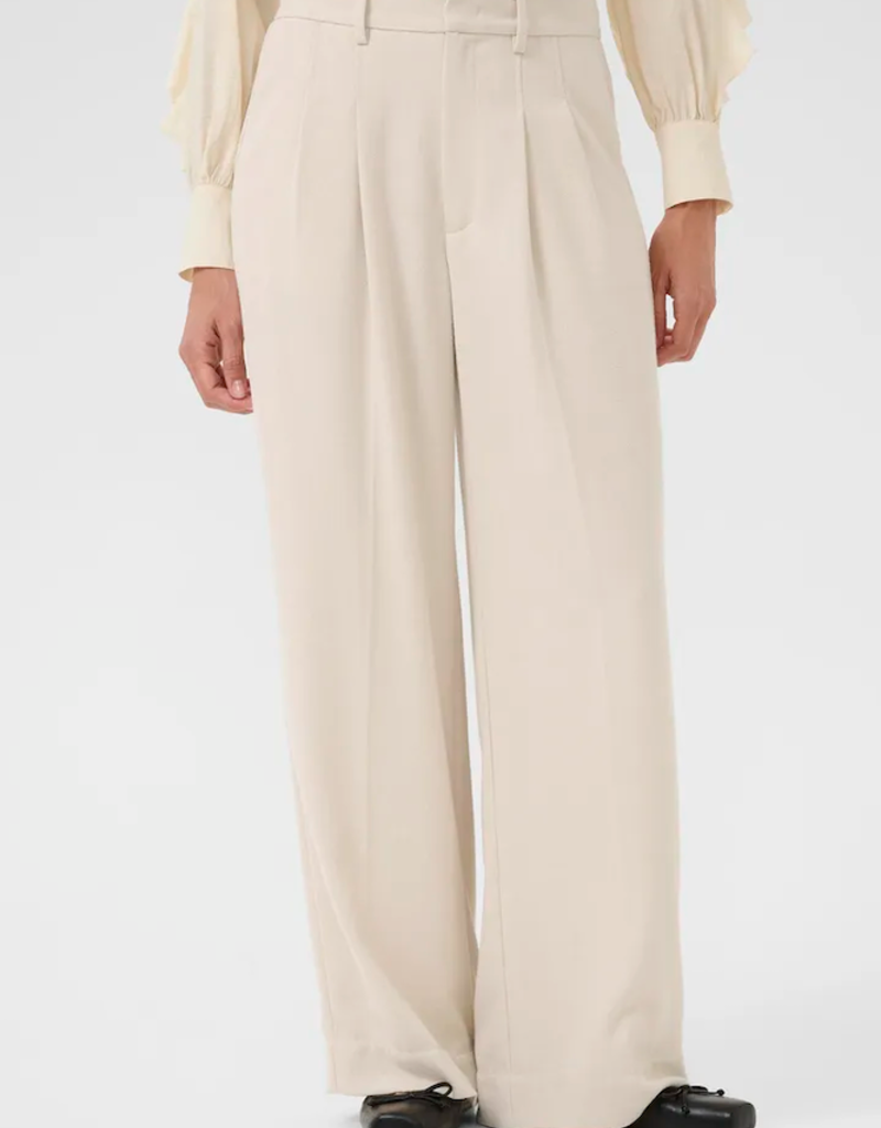 Part Two Salva Textured Trousers in French Oak
