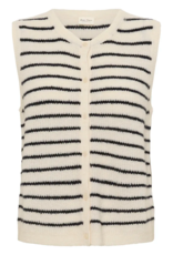 Part Two Pimira Waistcoat in Navy Stripe