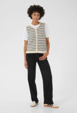 Part Two Pimira Waistcoat in Navy Stripe