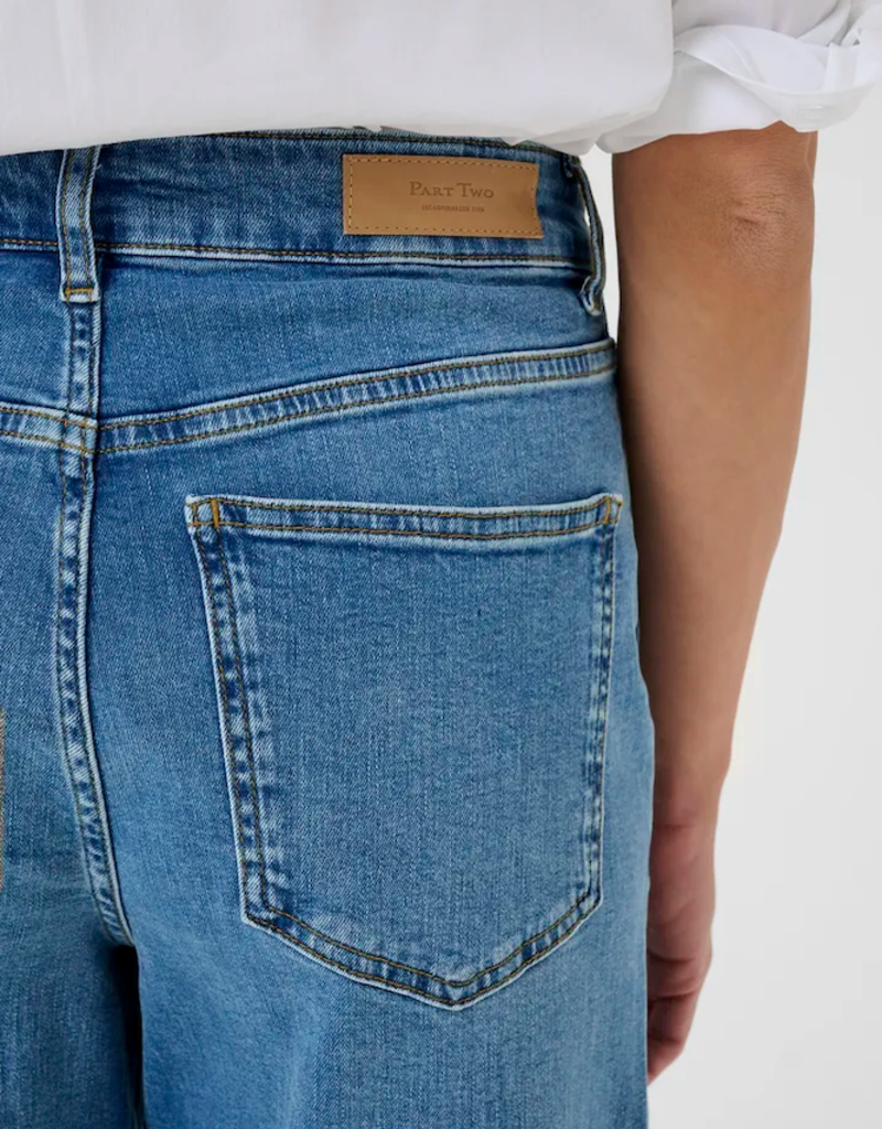 Part Two Safina Jeans in Medium Blue Denim
