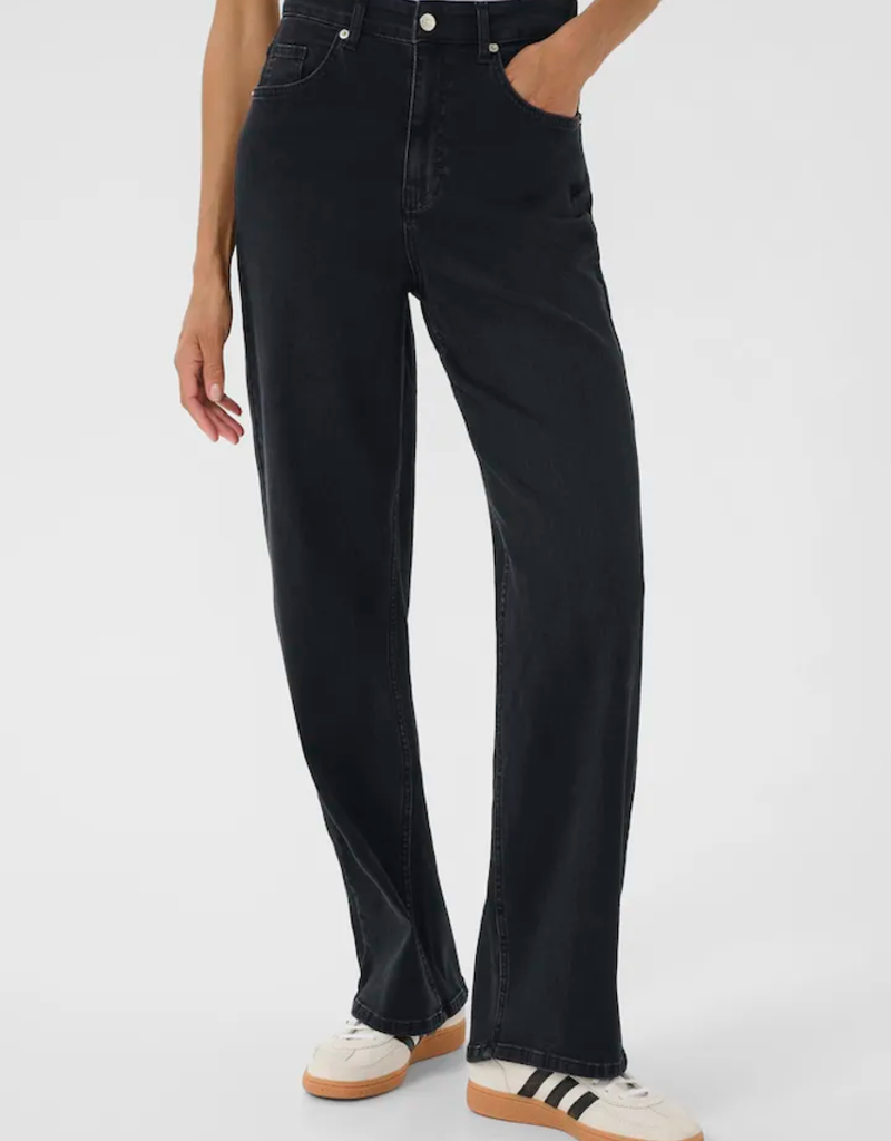 Part Two Simona Jeans in Washed Black Denim
