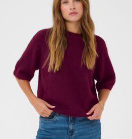 Kaffe Emilie Cropped Knit Pullover *Only One Left - XXL*