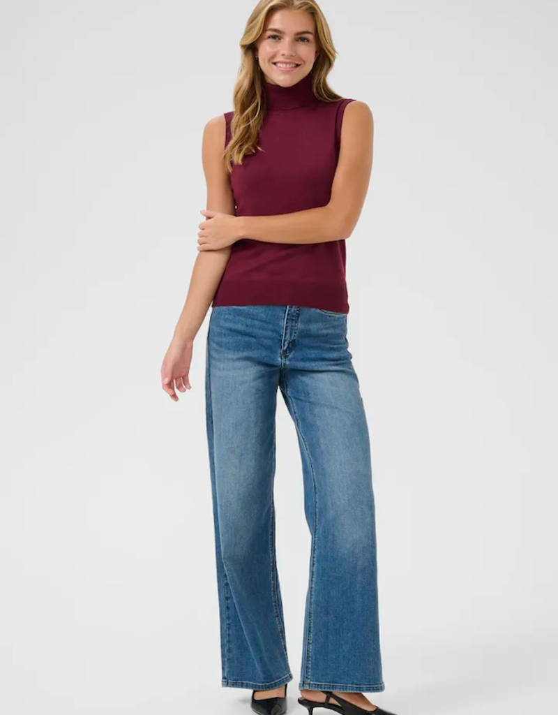 Kaffe Lizza Rollneck Top