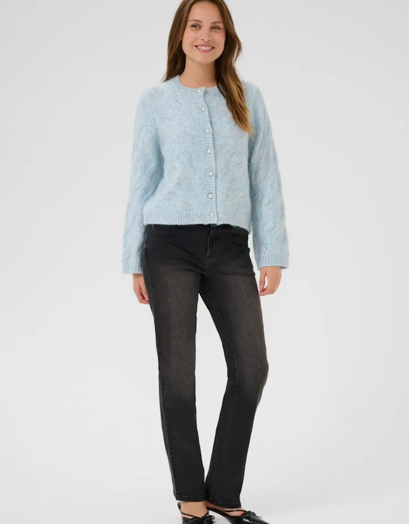 Kaffe Martha Cardigan in Windward Blue
