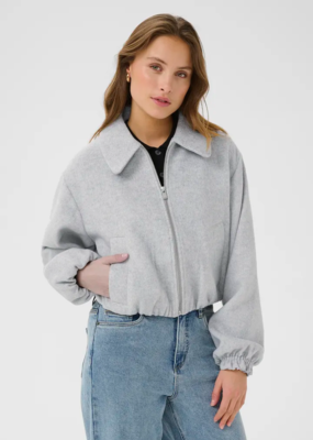 Kaffe Ludovika Jacket in Grey Melange
