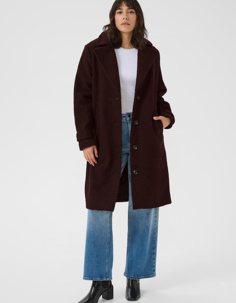 Kaffe Anne Coat in Fudge