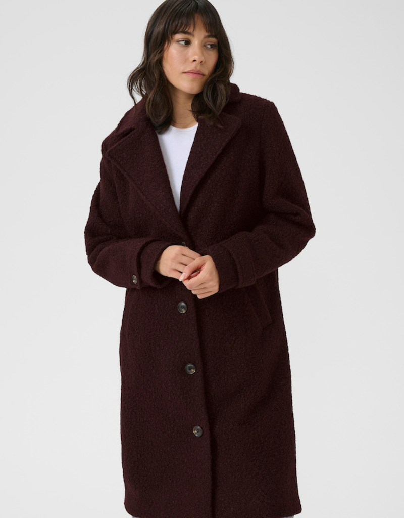 Kaffe Anne Coat in Fudge