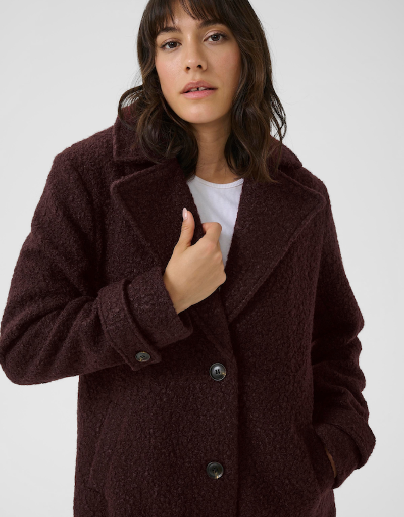 Kaffe Anne Coat in Fudge