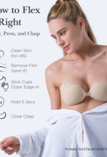 Bristols Six Nippies - Flex Bra Adhesive Strapless Bra (FINAL SALE)