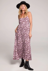 Saltwater Luxe Rene Midi Dress in Sangria