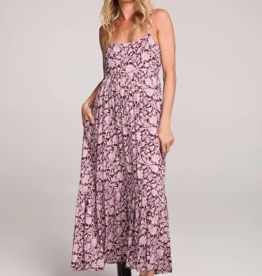 Saltwater Luxe Rene Midi Dress in Sangria *Only One Left - XL*