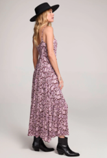 Saltwater Luxe Rene Midi Dress in Sangria