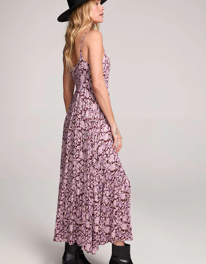 Saltwater Luxe Rene Midi Dress in Sangria