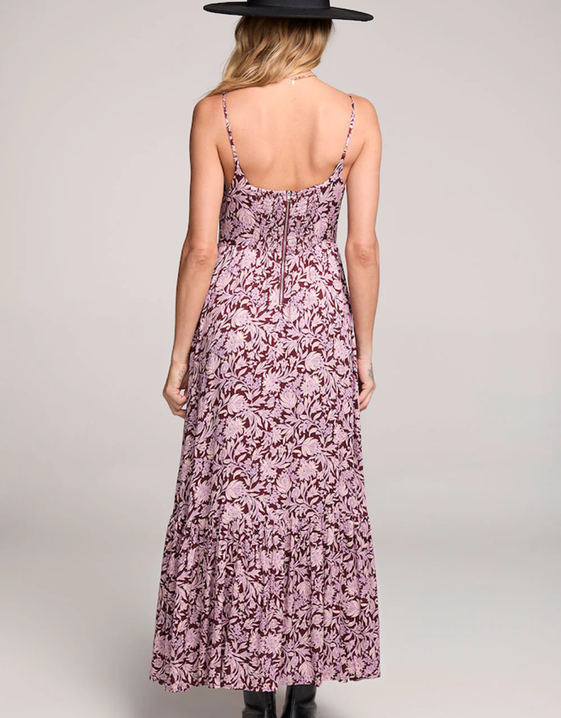 Saltwater Luxe Rene Midi Dress in Sangria