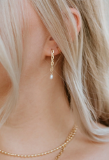 Jillian Leigh Leandre 18k Gold Filled Link Chain Earring