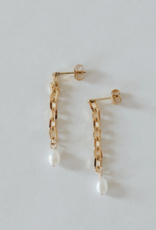 Jillian Leigh Leandre 18k Gold Filled Link Chain Earring
