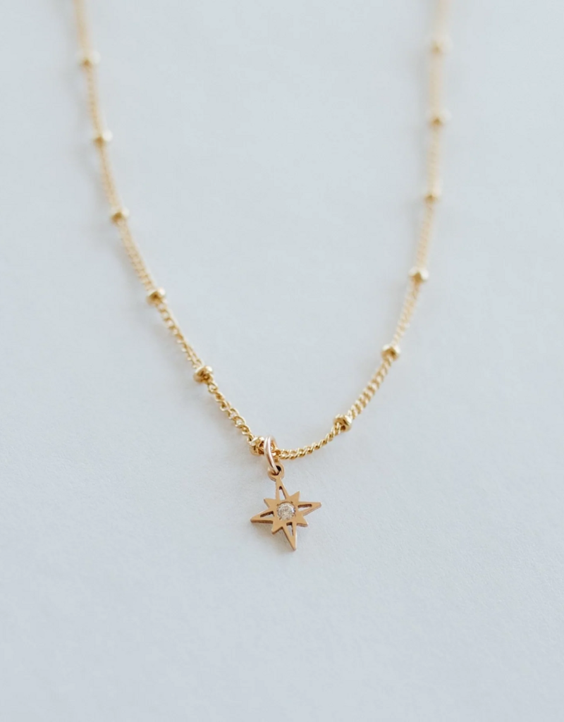 Jillian Leigh Flen 14k Gold Filled Satelite Chain Necklace