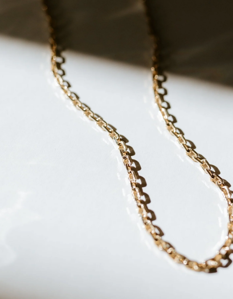 Jillian Leigh Barres 18k Gold Filled Link Necklace