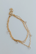 Jillian Leigh Bowery 14k Gold Filled Multi Chain Bracelet