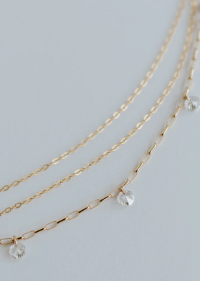 Jillian Leigh Bowery 14k Gold Filled Multi Chain Bracelet