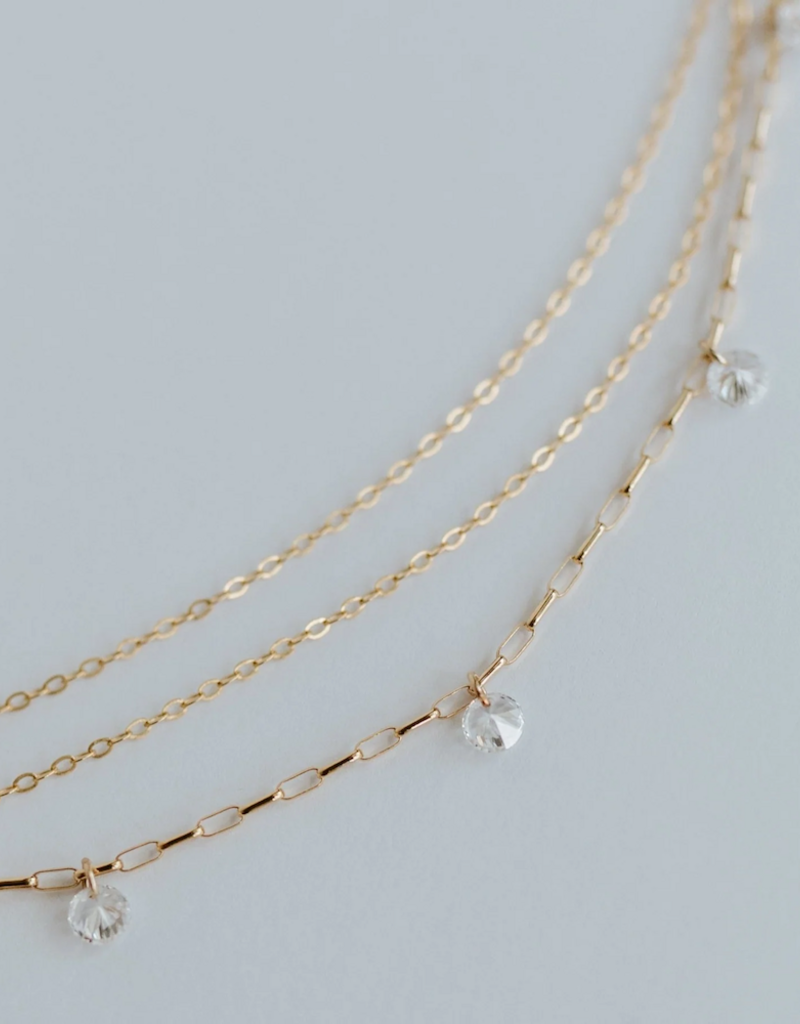 Jillian Leigh Bowery 14k Gold Filled Multi Chain Bracelet