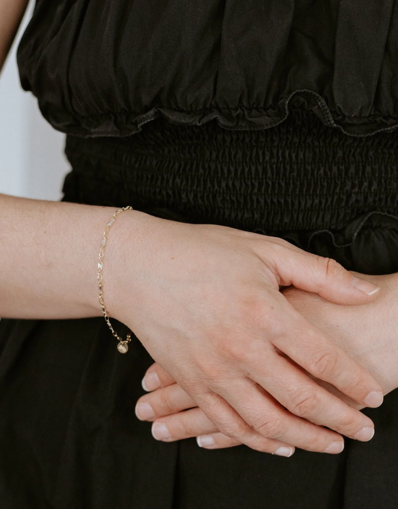 Jillian Leigh Bertie 14k Gold Filled Fancy Chain Bracelet