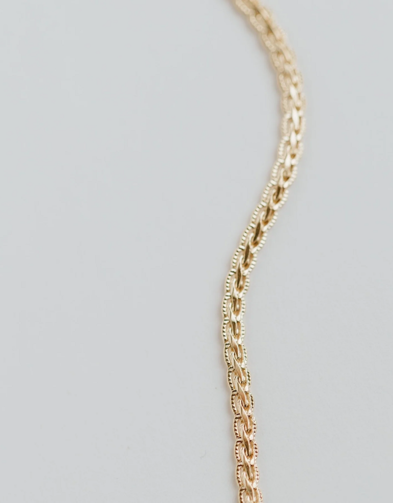 Jillian Leigh Turrenne 18k Gold Filled Snake Chain Necklace