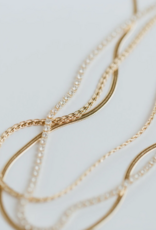 Jillian Leigh Turrenne 18k Gold Filled Snake Chain Necklace