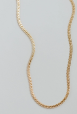 Jillian Leigh Turrenne 18k Gold Filled Snake Chain Necklace