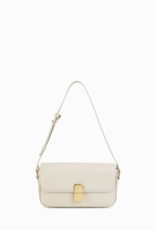 Nat And Nin Alice Bag With Gold Lock - Blanc