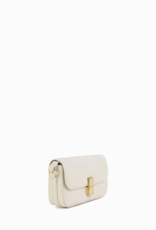 Nat And Nin Alice Bag With Gold Lock - Blanc