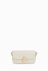 Nat And Nin Alice Bag With Gold Lock - Blanc