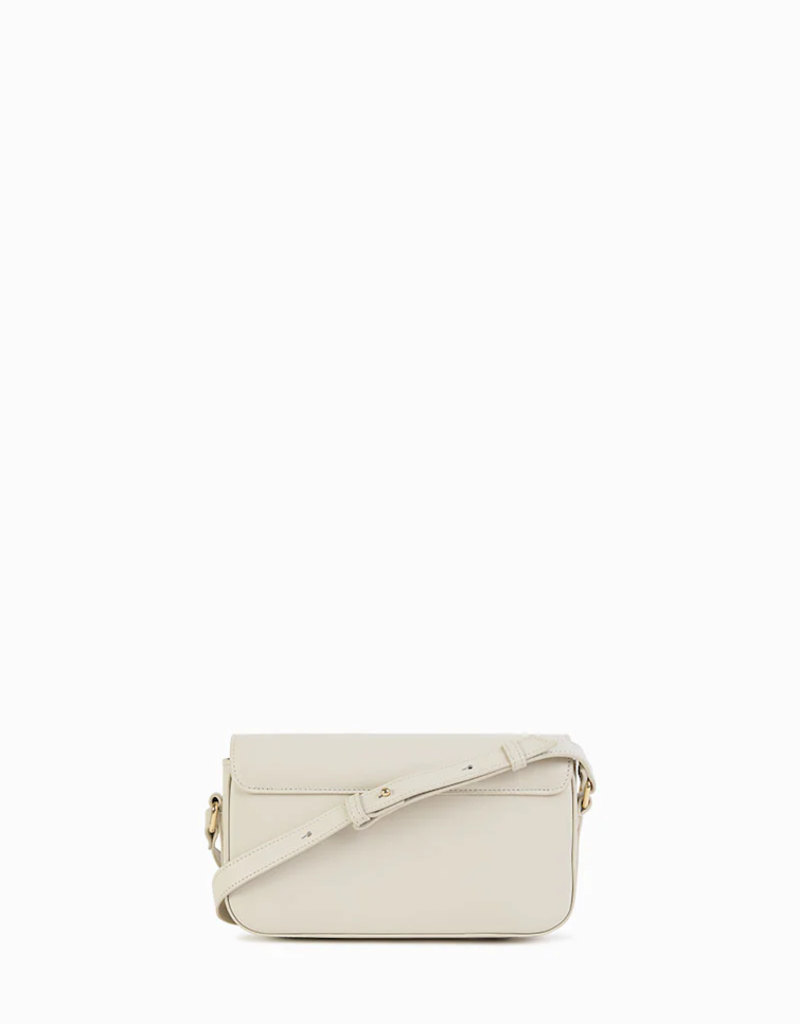Nat And Nin Alice Bag With Gold Lock - Blanc