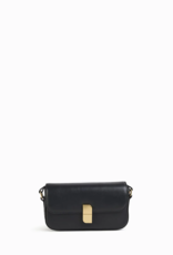 Nat And Nin Alice Bag with Gold Lock - Black